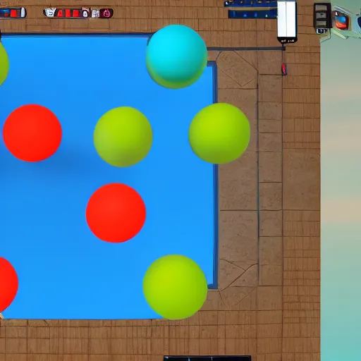 Image similar to polyball game on steam, studio monlith developer, unity engine