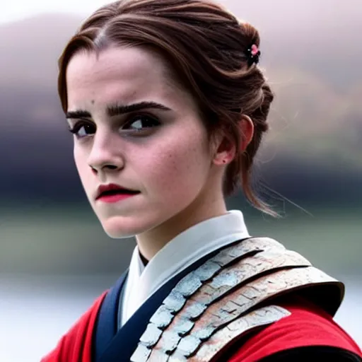 Prompt: emma watson as a samurai