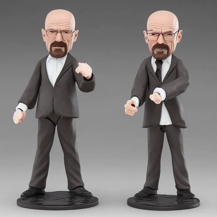 Image similar to walter white, a goodsmile figure of walter white, figurine, detailed product photo