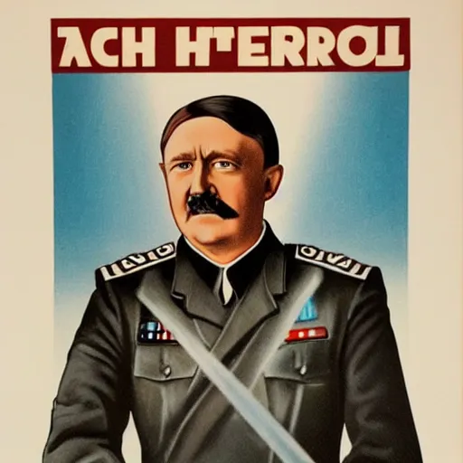 Image similar to detailed star wars movie poster with adolf hitler and lord rothchild