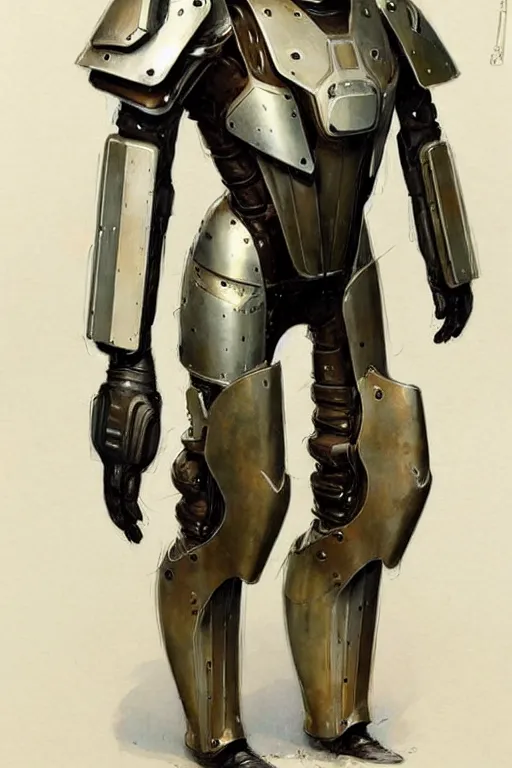 Prompt: ( ( ( ( ( 1 9 5 0 s retro future art deco exoskeleton armor design. muted colors. ) ) ) ) ) by jean - baptiste monge!!!!!!!!!!!!!!!!!!!!!!!!!!!!!!