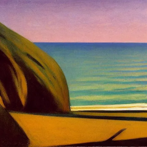 Image similar to the bay by Edward hopper