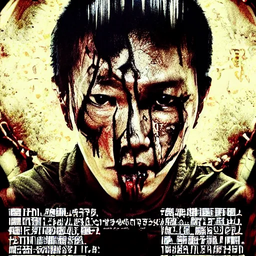 Prompt: ultra - photorealistic, new horror movie poster from takeshi miike, intricate details, sharp focus, perfect baroque like real project, symmetrical, perfect face and anatomy ultra - details, 4 k, uhd.