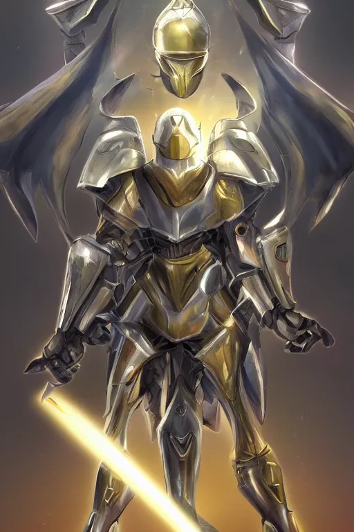 Image similar to helmet armor guardian destiny in witch queen illumination ray tracing hdr fanart arstation by sung choi robot ninja mask and eric pfeiffer and gabriel garza and casper konefal