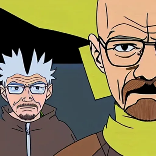 Prompt: Walter white in naruto