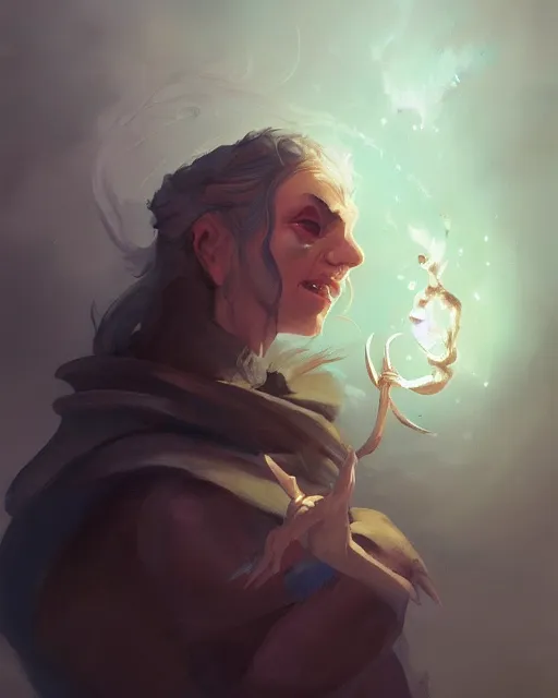 Image similar to portrait of a wizard by peter mohrbacher. photographic, photography. trending on artstation