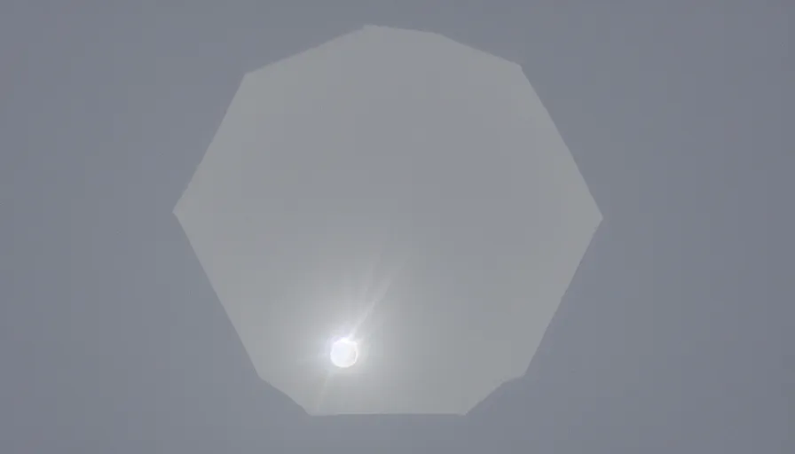 Image similar to hexagon in the sky above earth, solar eclipse, detlev van ravenswaay