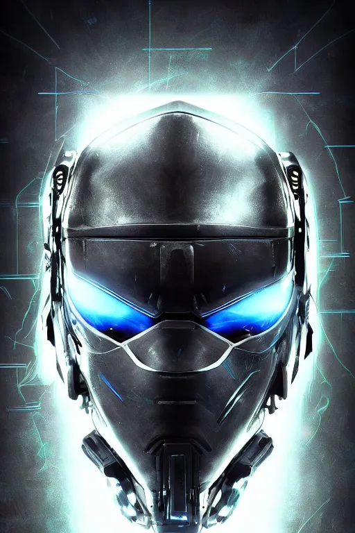 Image similar to cyber cyborg ninja mask helmet metal gear solid artic suit swat commando, global illumination ray tracing hdr fanart arstation by sung choi and eric pfeiffer and gabriel garza and casper konefal, a spectacular view cinematic rays of sunlight comic book illustration, by john kirby