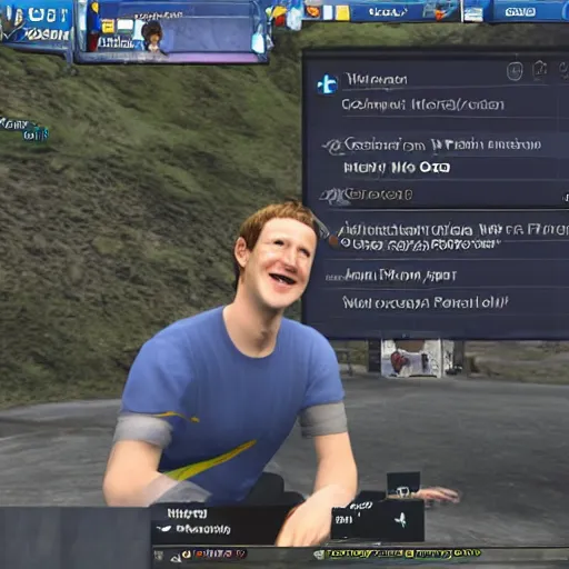 Prompt: Mark Zuckerberg in Final Fantasy