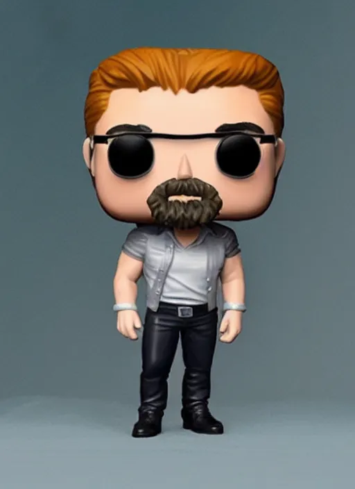 Image similar to Colin Farrell as a Pop Funko figure