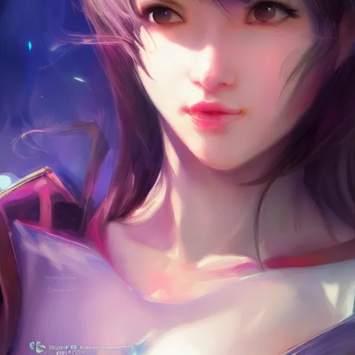 Image similar to ! dream concept art, d. va from overwatch by artstation trending, by joseph mallord william turner, luis royo, konstantin razumov, cinematic lighting, fractal flame, highly detailed, beautiful face