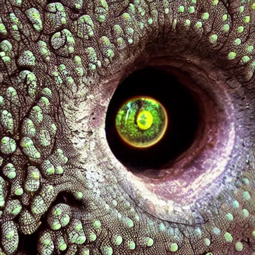 Image similar to photo of trypophobia tree eyes