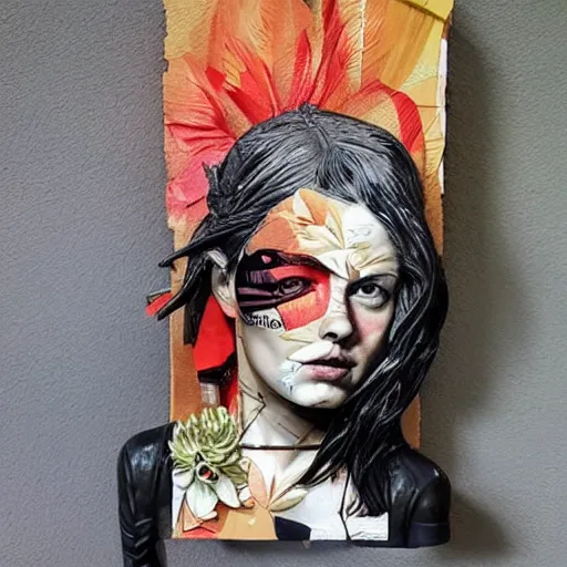 Prompt: A beautiful sculpture. If you can dream—and not make dreams your master; If you can think—and not make thoughts your aim; If you can meet with Triumph and Disaster And treat those two impostors just the same; by Sandra Chevrier intuitive