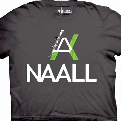 Prompt: neurlacam logo on a t - shirt