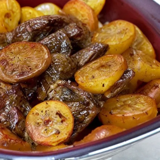 Image similar to a dish of roast pippergorgen