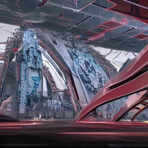 Image similar to sci-fi motherboard structure on the coronation of napoleon painting and digital billboard in the middle, unreal engine 5, keyshot, octane, artstation trending, ultra high detail, ultra realistic, cinematic, 8k, 16k, in style of zaha hadid, in style of nanospace Michael Menzelincev, in style of Lee SOUDER, colors in style of the Blade Runner 2049, in plastic, dark, tilt shift,