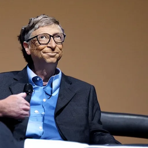 Prompt: bill gates as a gangster