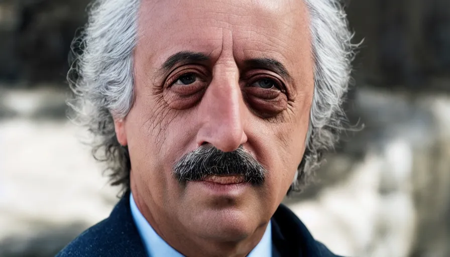 Prompt: hyper-realistic and anamorphic 2010s movie still close-up portrait of Giovanni Falcone, by Paolo Sorrentino, Leica SL2 30mm, beautiful color, high quality, high textured, detailed face