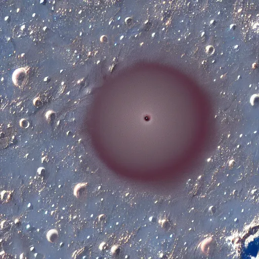 Prompt: an alien planet imaged from space