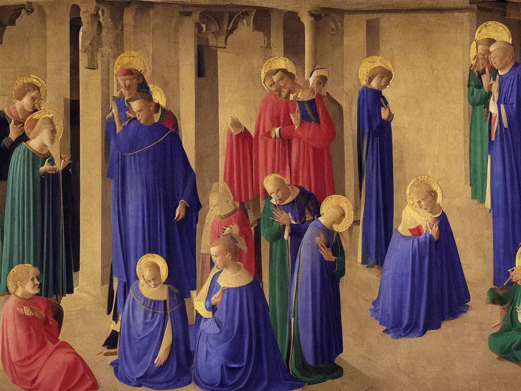 Image similar to Painting by Fra Angelico
