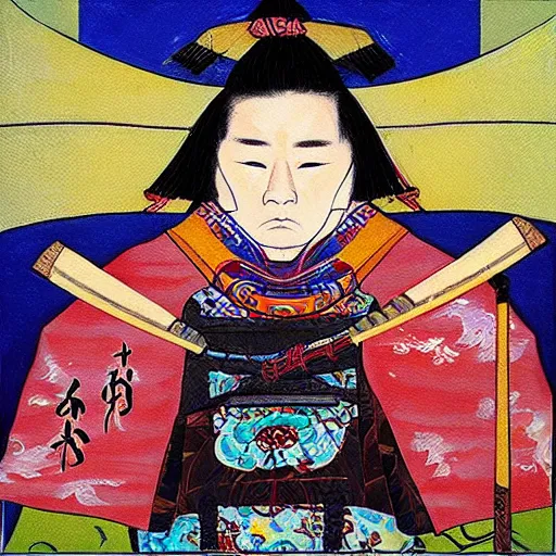 Image similar to “buff Samurai oil panting”