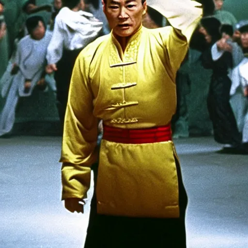 Image similar to Andy Lau as Wong Fei Hung , movie scene