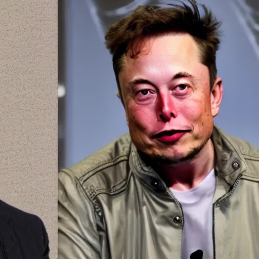 Image similar to A photo of Elon Musk after he becomes homeless and loses his wealth