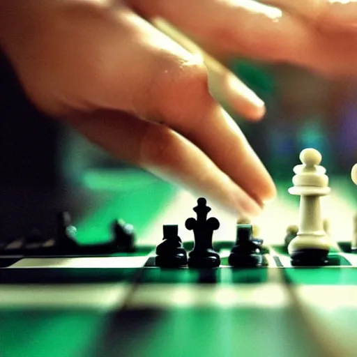 Image similar to “a studio photo of an alien playing chess”