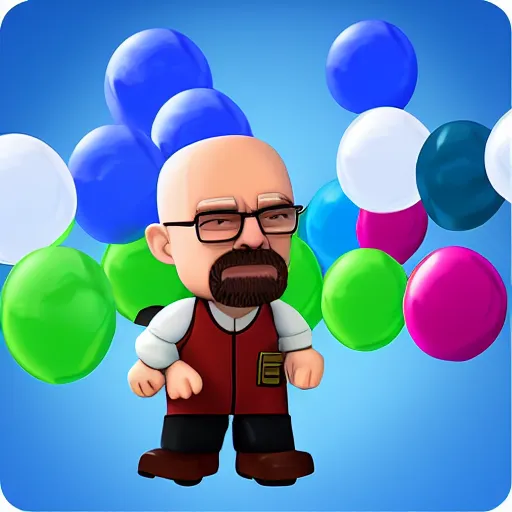 Image similar to walter white 3 d in bloons td 6