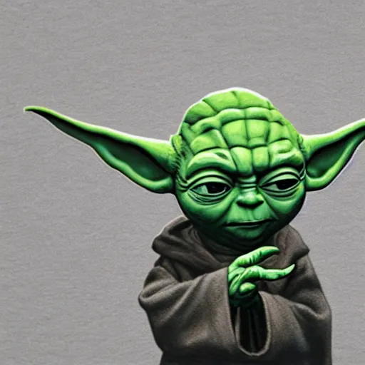 Prompt: young yoda