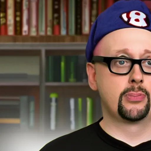 Image similar to nostalgia critic