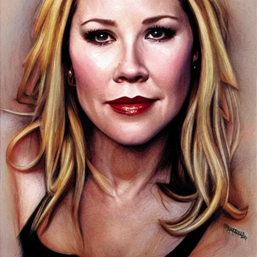 Image similar to Christina Applegate, by Mark Brooks, by Donato Giancola, by Fiona Stephenson