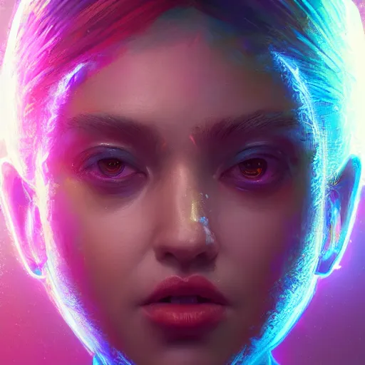 Image similar to She looks bamboozled, huggy wuggy from poppy playtime video game, fullbody, ultra high detailed, glowing lights, oil painting, Greg Rutkowski, Charlie Bowater, Beeple, unreal 5, DAZ, hyperrealistic, octane render, RPG portrait, dynamic lighting, fantasy art, beautiful face