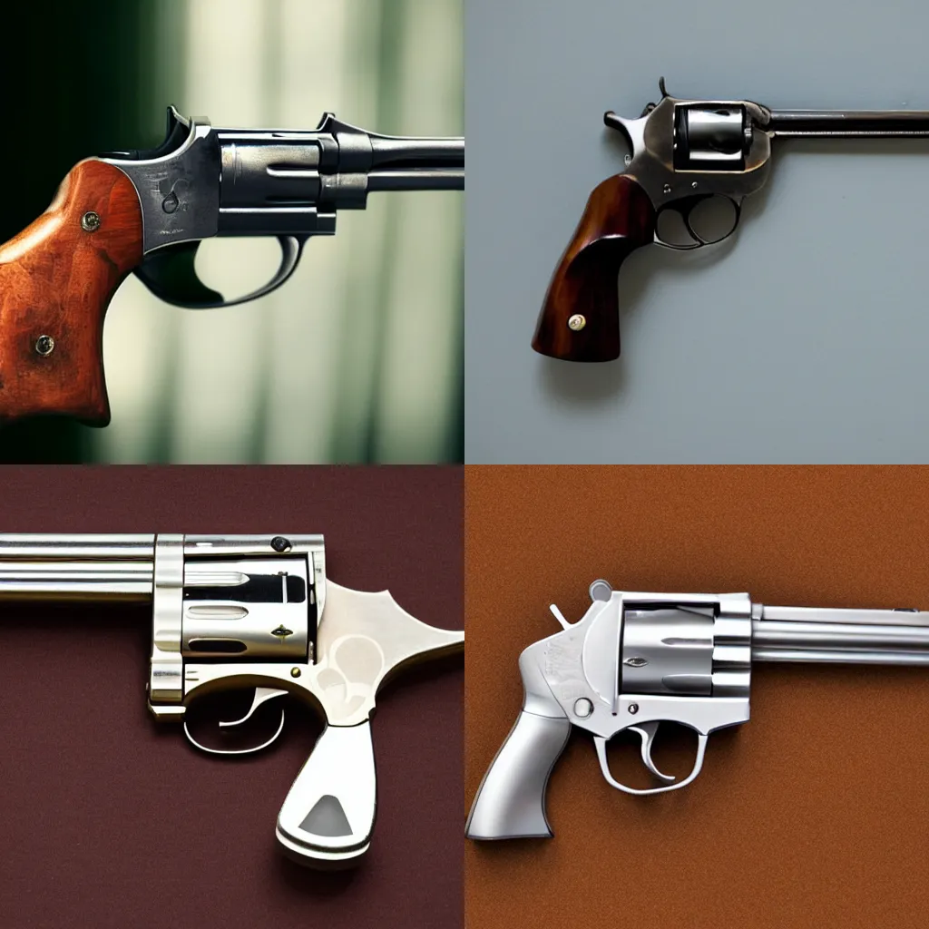 Prompt: a revolver