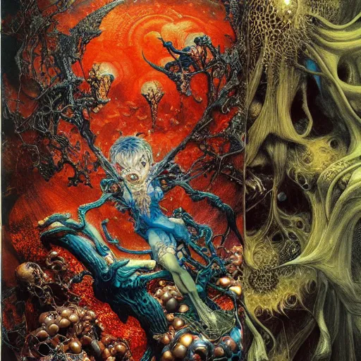 Prompt: realistic detailed image of a woopoo boobiglio. by lisa frank, ayami kojima, amano, karol bak, greg hildebrandt, and mark brooks, neo - gothic, gothic, rich deep colors. beksinski painting, part by adrian ghenie and gerhard richter. art by takato yamamoto. masterpiece