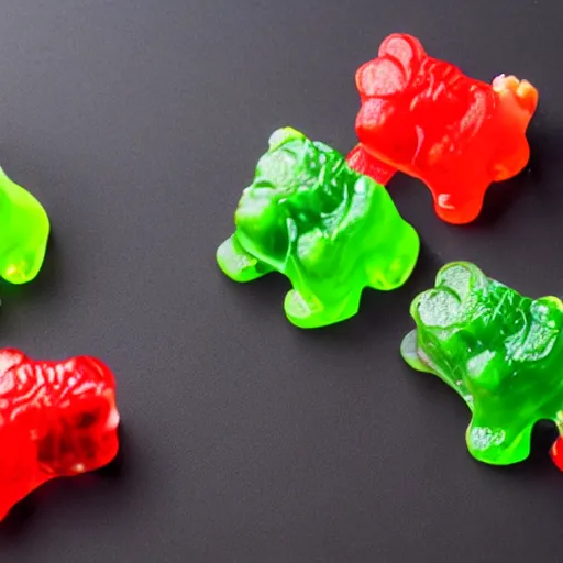 Image similar to meat gummy bears