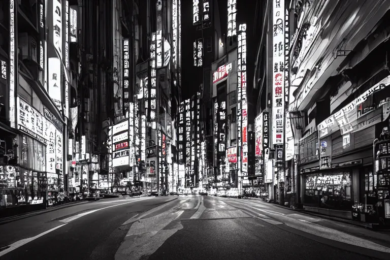 Image similar to HR Giger Tokyo at Night Cityscape Liam Wong Metropolis 35mm, kodachrome, 4K UHD image