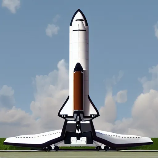 Image similar to a CFD Simulation of a spaceshuttle