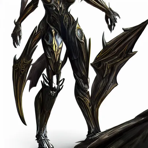 Image similar to beautiful and stunning giant valkyr female warframe, as a dragon, doing an elegant pose over you, you looking up at her from the ground pov shot, unaware of your existence, slick elegant design, sharp claws, detailed shot legs-up, highly detailed art, epic cinematic shot, realistic, professional digital art, high end digital art, furry art, DeviantArt, artstation, Furaffinity, 8k HD render, epic lighting, depth of field