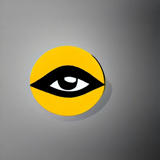 Image similar to bold eye logo, minimalist