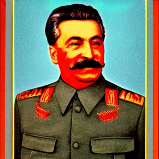 Image similar to color photo of stalin, award winning photo, 3 5 mm lense