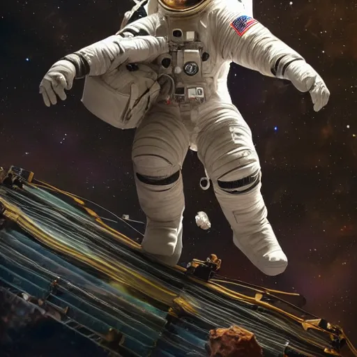 Prompt: full body pose, hyperrealistic photograph of astronaut at a frat party, dim volumetric lighting, 8 k, octane beautifully detailed render, extremely hyper detailed, intricate, epic composition, cinematic lighting, masterpiece, trending on artstation, very very detailed, stunning, hdr, smooth, sharp focus, high resolution, award, winning photo, dslr, 5 0 mm