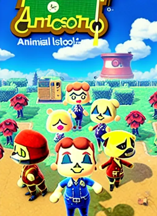 Image similar to fallout : animal crossing, promotional image, official media