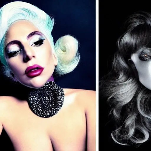 Image similar to lady gaga artpop act ii, album cover, inez and vinoodh artpop photoshoot 2 0 1 3, lady gaga with her venus hair