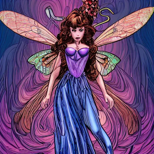 Prompt: beautiful fairy by arthur adams