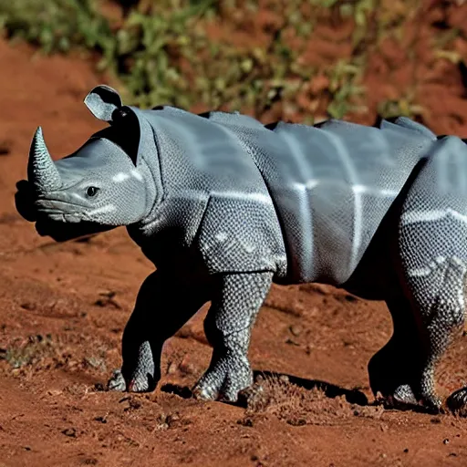 Image similar to snake rhino hybrid