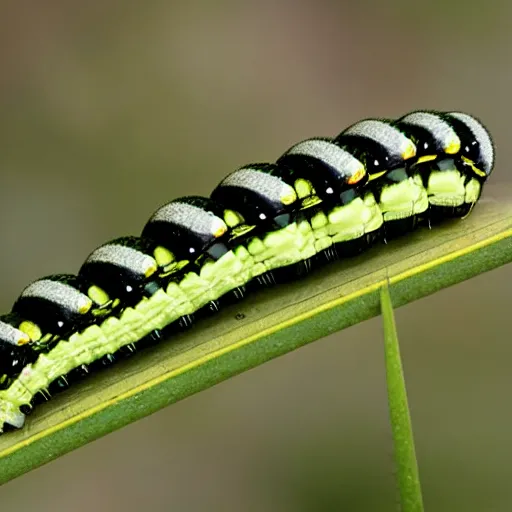 Prompt: caterpillar in style of Vince Locke