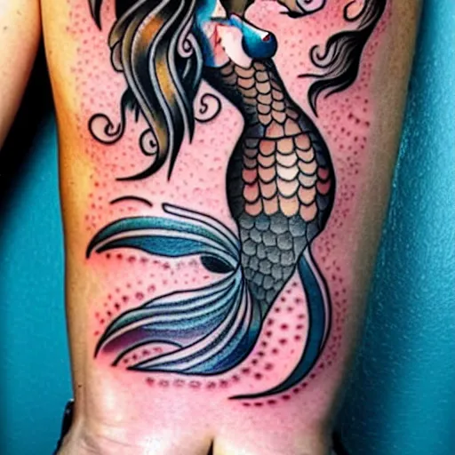 1500 Mermaid Tattoos Illustrations RoyaltyFree Vector Graphics  Clip  Art  iStock