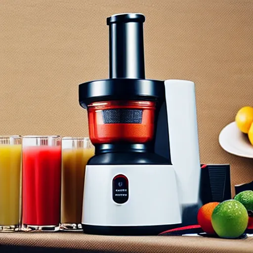 Prompt: an xqc juicer, 4k, high detail, high-resolution photograph, professional photography, ultra-detail