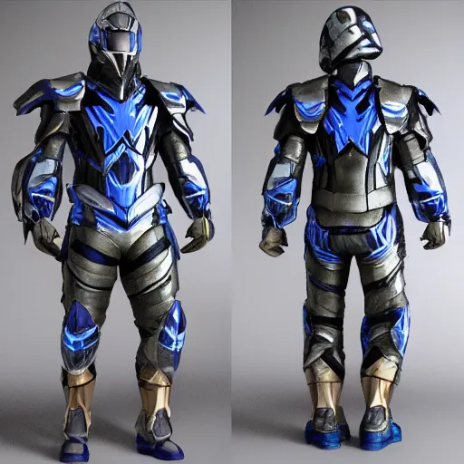 Prompt: lightning storm armor.